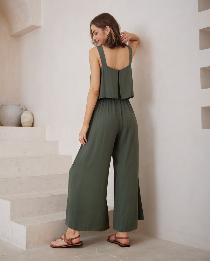 Chevi Jumpsuit - Olive