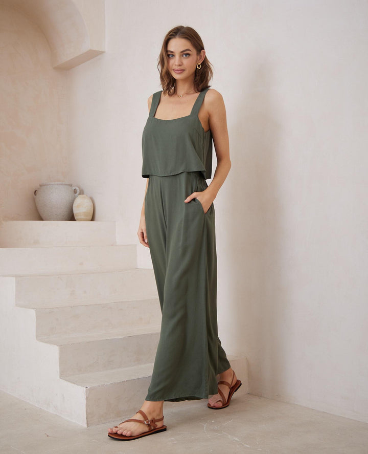 Chevi Jumpsuit - Olive