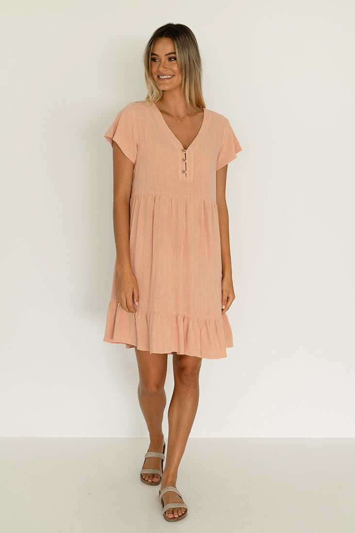 Humidity Holly Dress - Rose Pink
