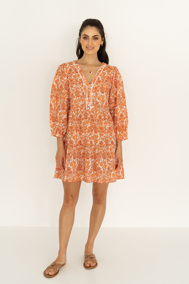 Humidity Athena Dress - Spice
