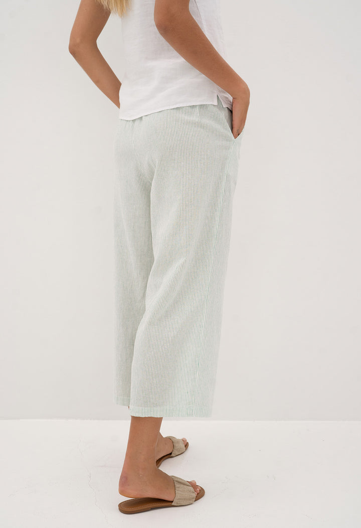 Humidity Bay Pant - Green Stripe