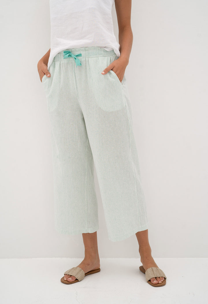 Humidity Bay Pant - Green Stripe