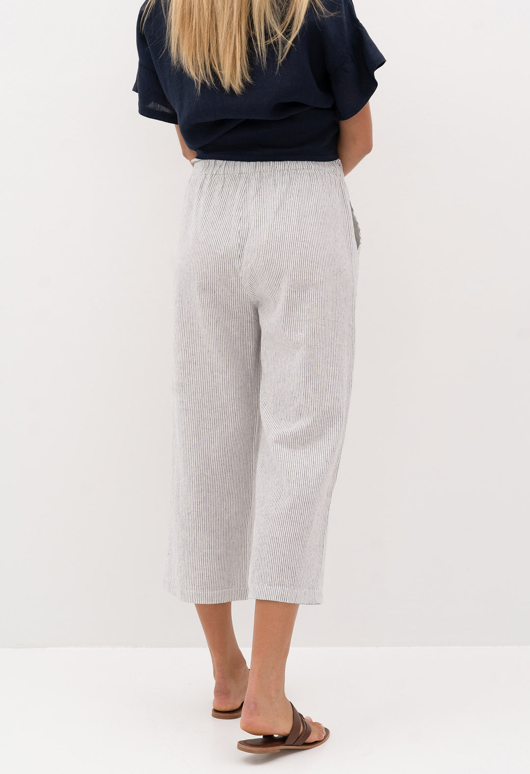Humidity Bay Pant - Navy Stripe