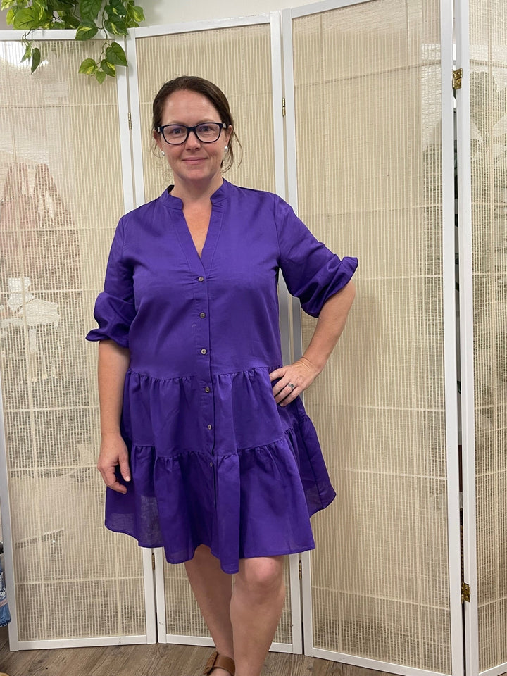 Lacey Dress - Purple