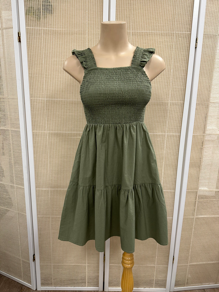 Katee Dress - Olive