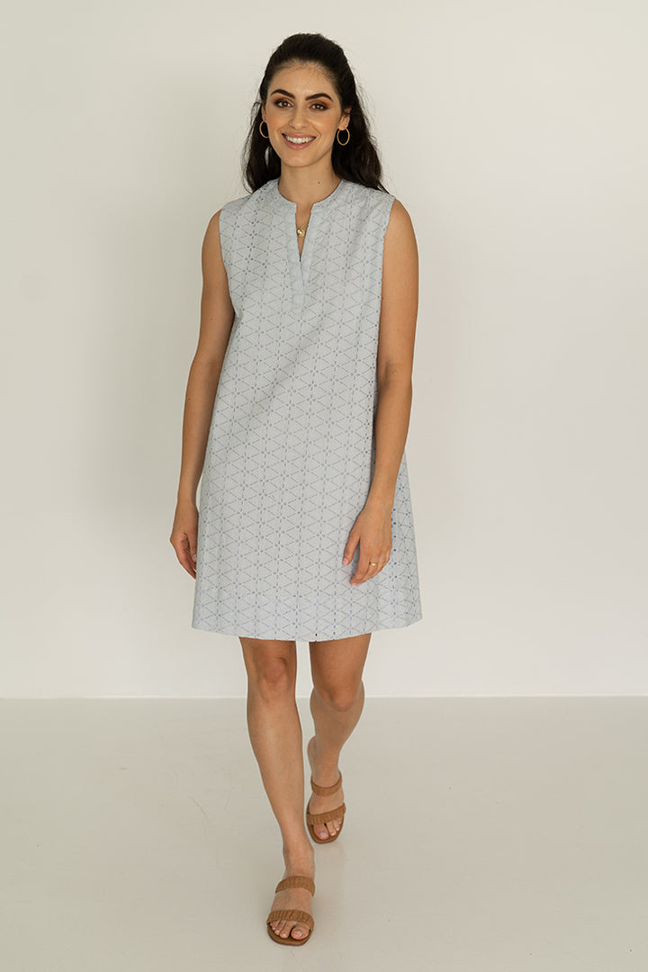 Humidity St Tropez Dress - Soft Blue