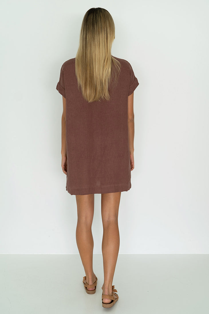 Humidity Yana Dress - Chocolate