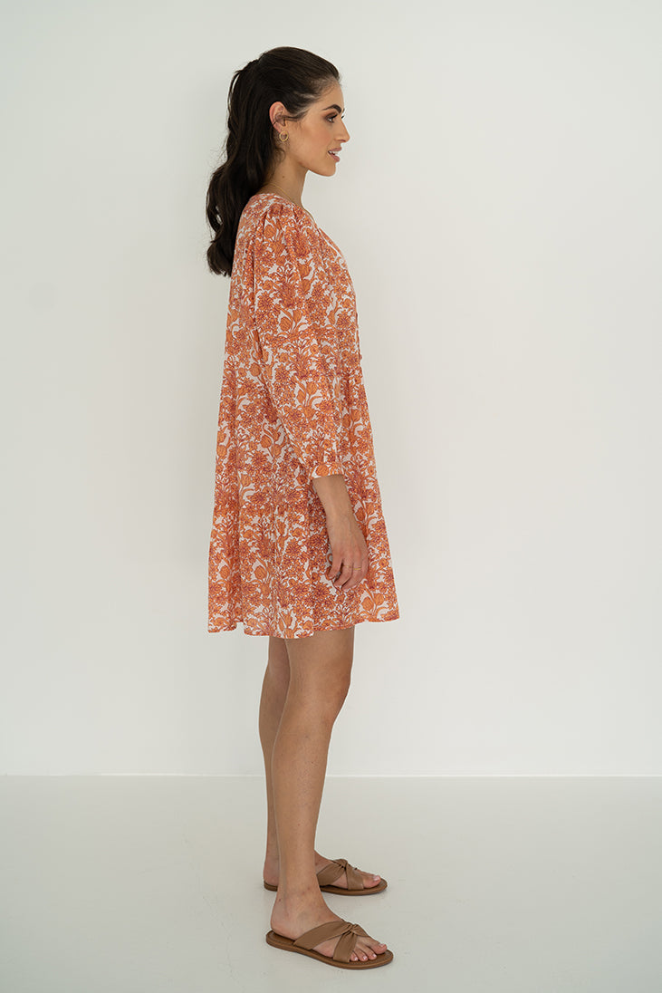 Humidity Athena Dress - Spice