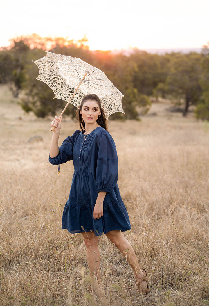 Humidity Blossom Dress - Navy