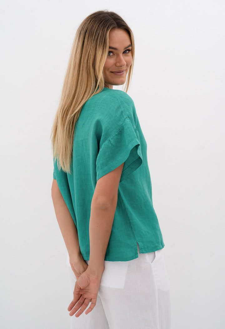 Humidity Cabana Top - Jade