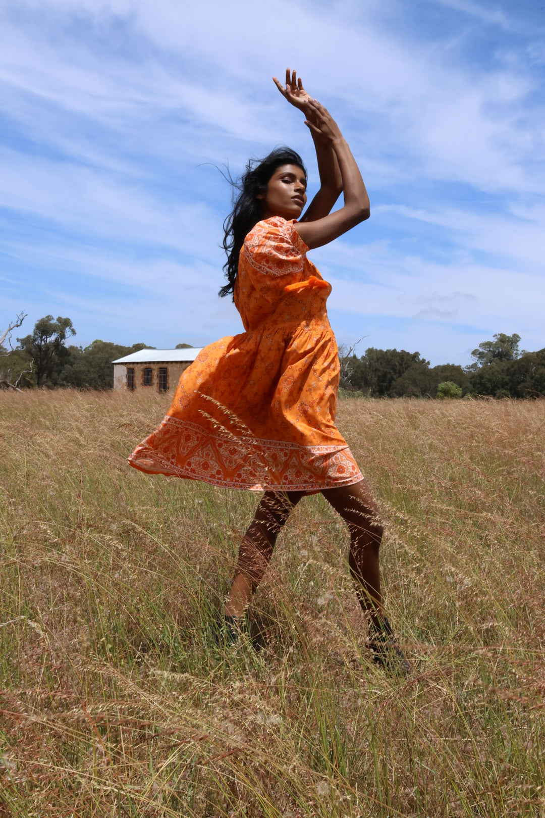 Honey & Stone Laci Mini Sunkissed Dress