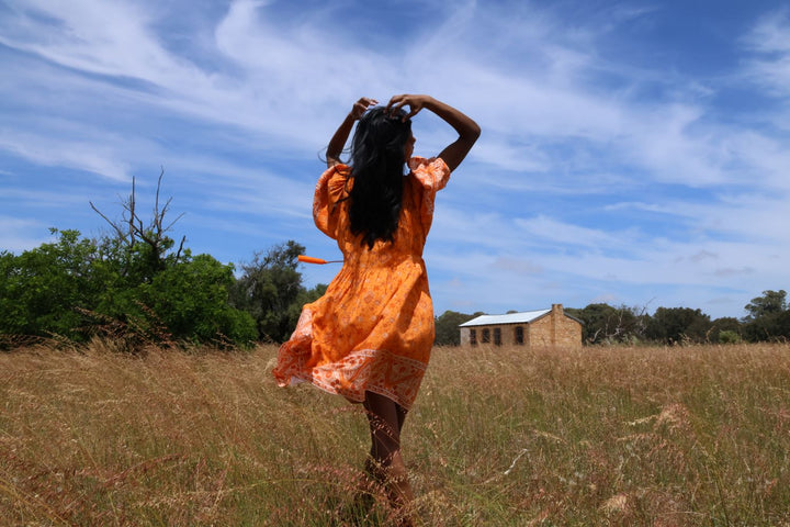 Honey & Stone Laci Mini Sunkissed Dress