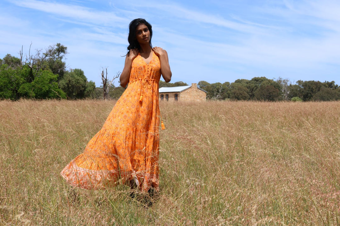 Honey & Stone Meadow Sunkissed Maxi Dress