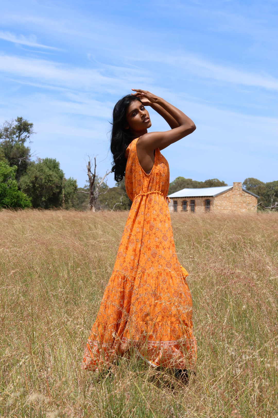 Honey & Stone Meadow Sunkissed Maxi Dress