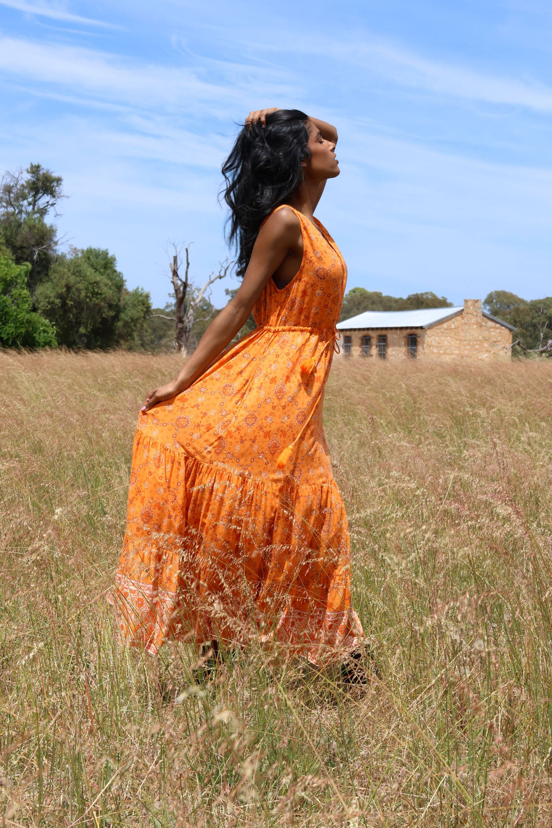 Honey & Stone Meadow Sunkissed Maxi Dress