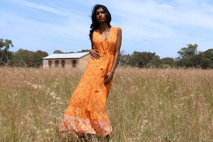 Honey & Stone Meadow Sunkissed Maxi Dress