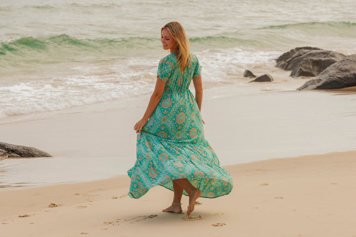 Honey & Stone Nola Maxi Seaglass