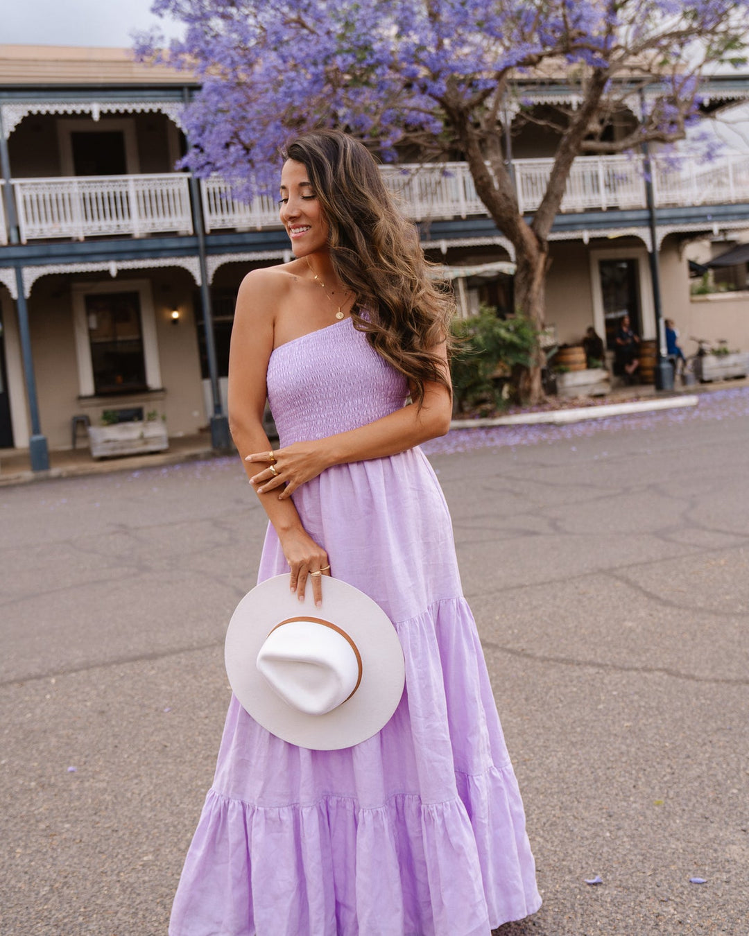 Indigo Linen Dress