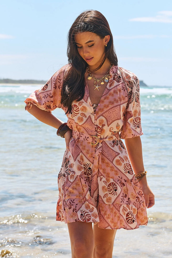 Inka Mini Dress - Tahitian