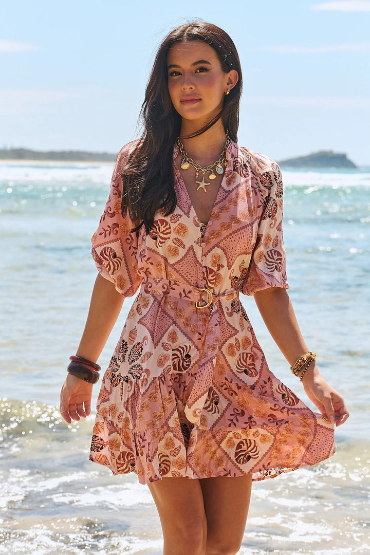 Inka Mini Dress - Tahitian