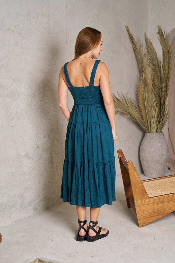 Valeria Billie Dress - Teal