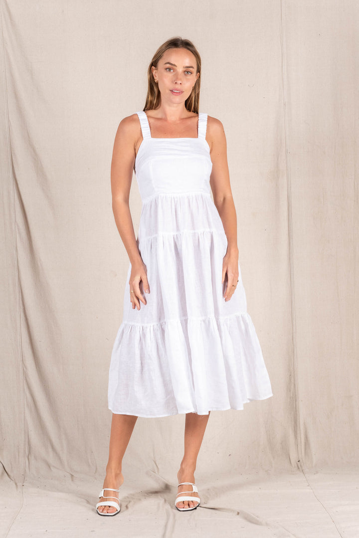 Valeria Billie Dress - White