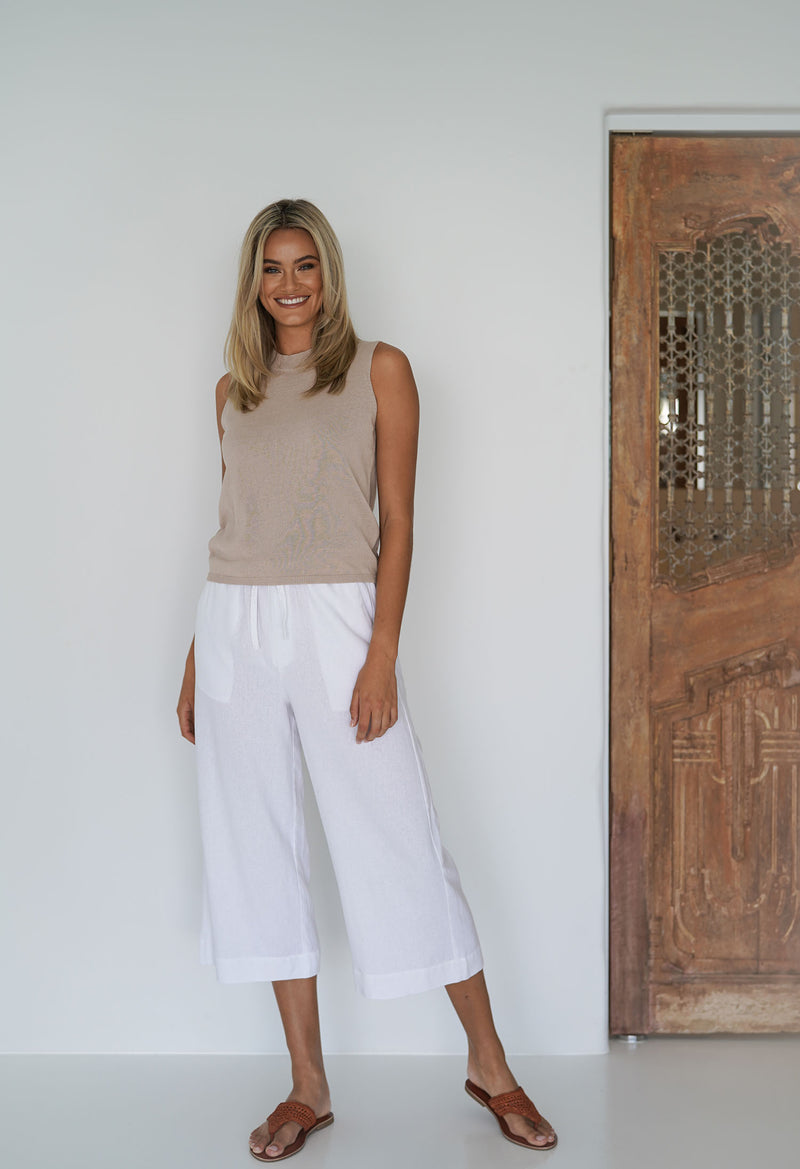 Humidity Milla Pant - White