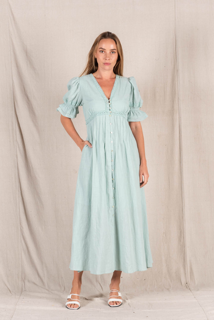 Valeria Enya Dress - Mint