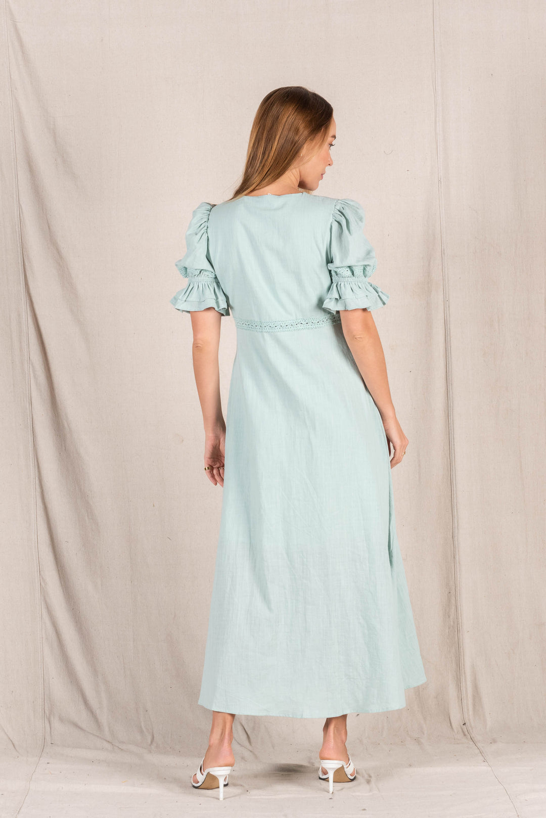 Valeria Enya Dress - Mint