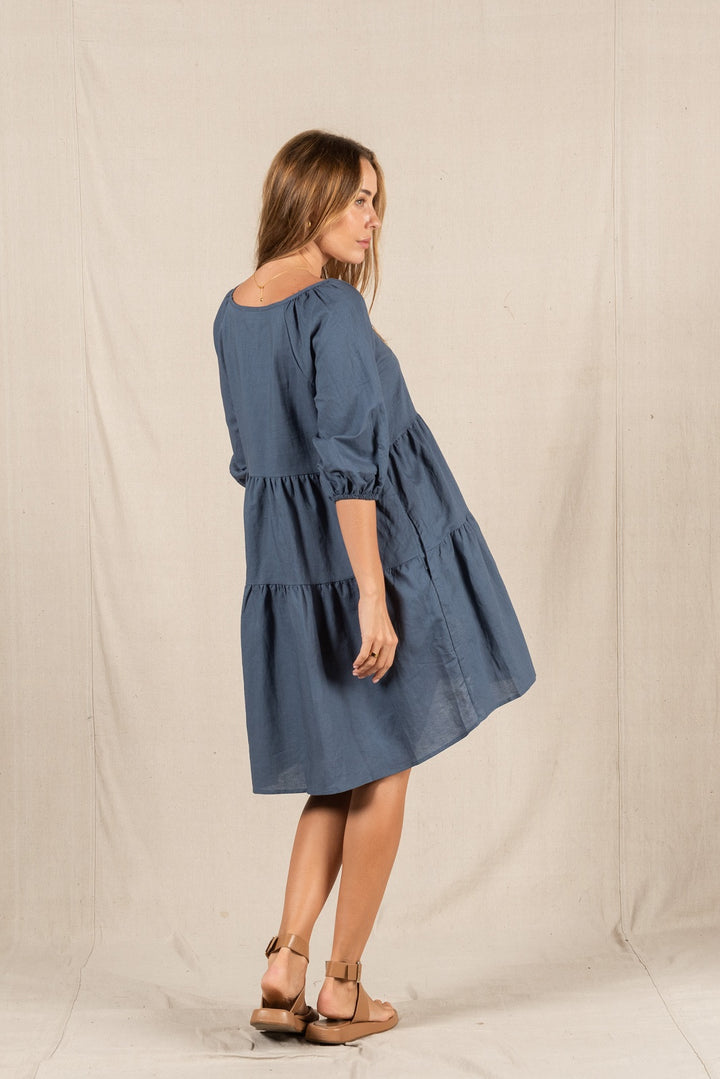 Valeria Arley Dress - Storm
