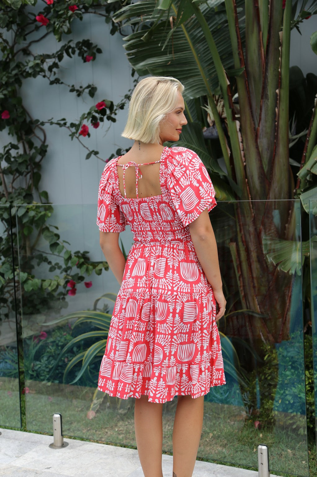 Sarci Dress - Red Vine