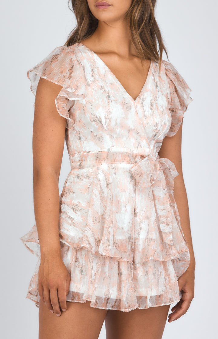 Airlie Peach PlaySuit