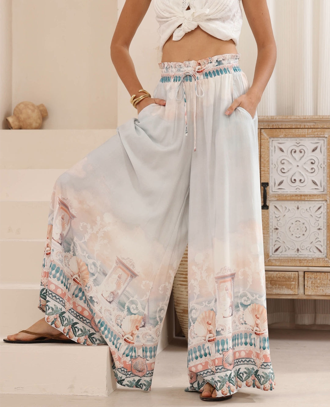 Izzy Palazzo Pants - Shells