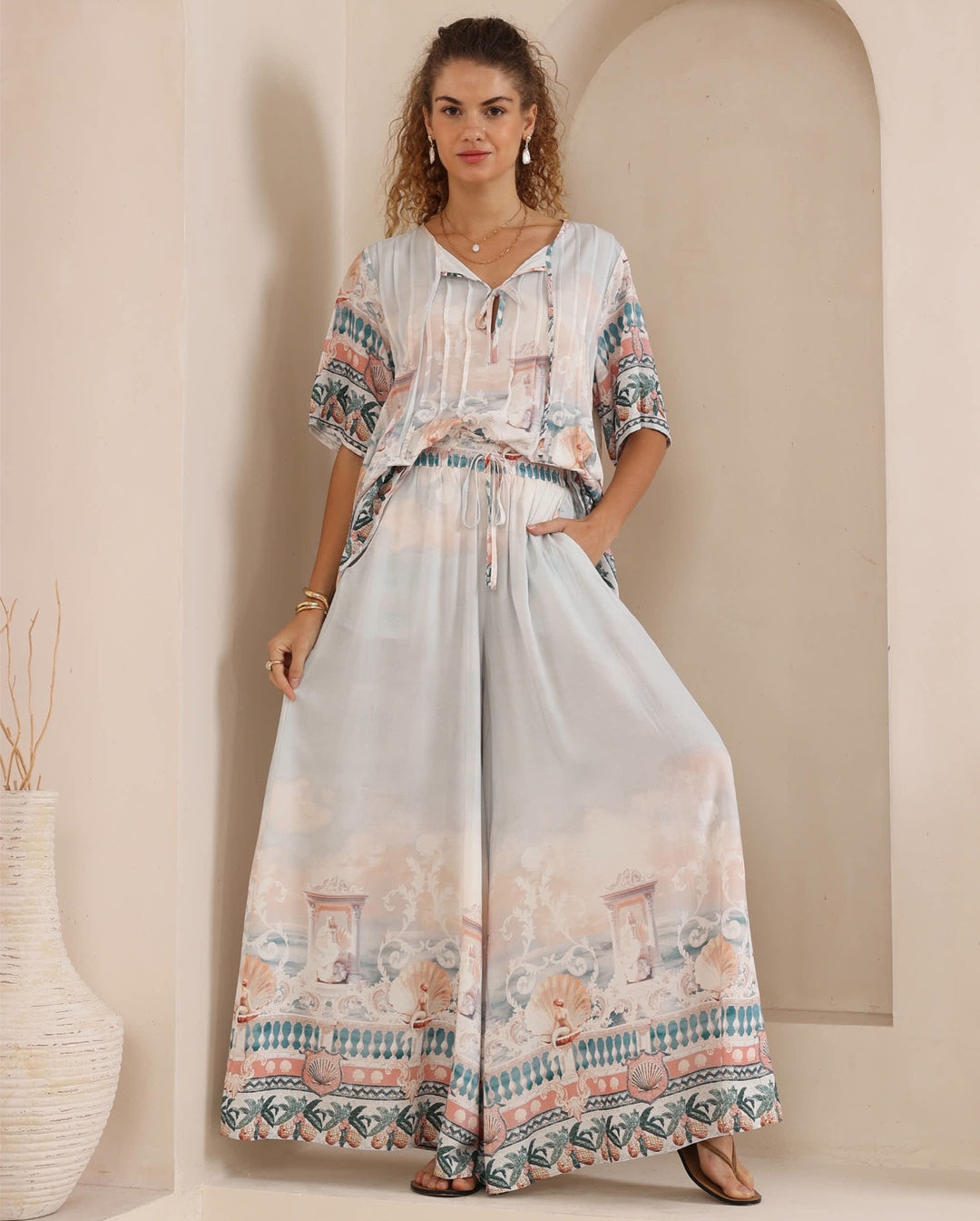 Izzy Palazzo Pants - Shells