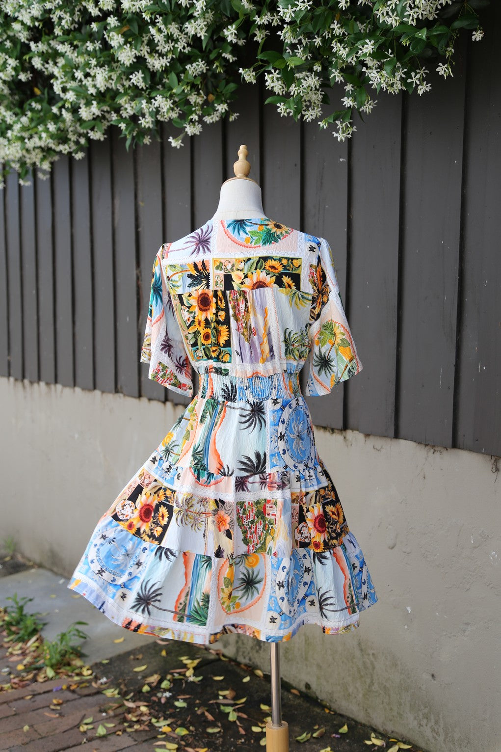 Rebekah Mini Dress - Sunflowers